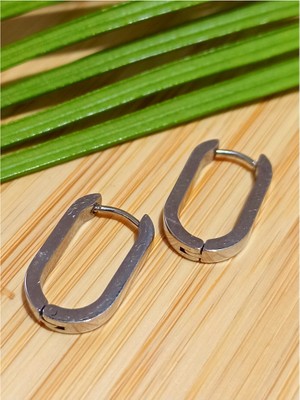 Monalisa Home Gümüş Renk Lüks Gösterişli Figürlü Klips Küpe