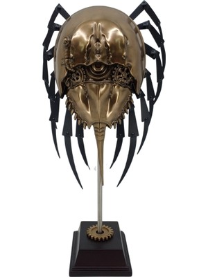 Steampunk At Nalı Yengeç Biblosu - Yengeç Burcuna Hediye - Şans ve Bereket Dekoratif Obje