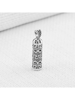 Cevşeni Kebir Dualı 925 Ayar Gümüş Erkek Kolye Ucu