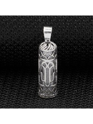 Cevşeni Kebir Dualı 925 Ayar Gümüş Erkek Kolye Ucu