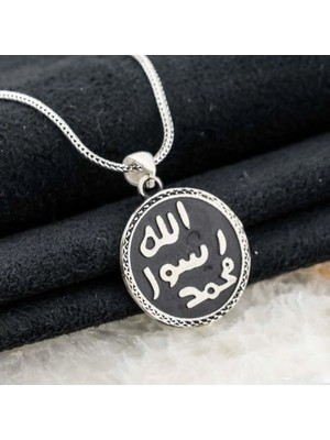 Muhr U Serıf 925 Ayar Gümüş Erkek Kolye