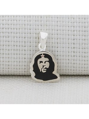 Che Guevara 925 Ayar Gümüş Erkek Kolye Ucu
