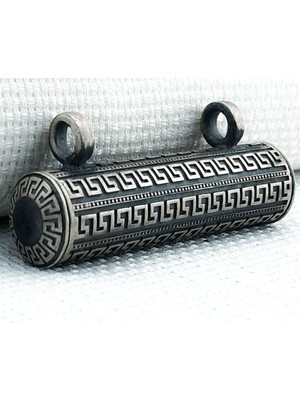 Büyük Boy Cevşeni Kebir Dualı 925 Ayar Gümüş Erkek Kolye  Ucu