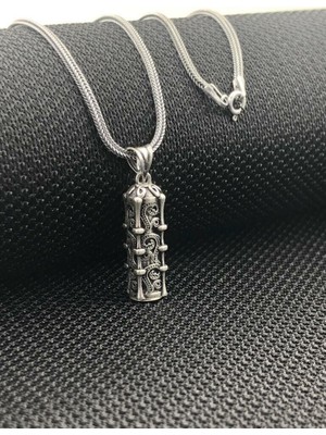 Cevşeni Kebir Dualı 925 Ayar Gümüş Erkek Kolye