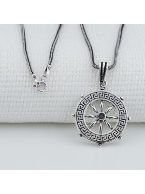 Süleyman Mührü 925 Ayar Gümüş Erkek Kolye