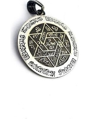 Özel Ismi Azam Duası 925 Ayar Gümüş Erkek Kolye Ucu