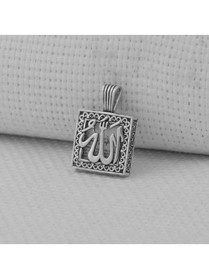 Allah Yazılı Kebir Dualı Cevşen 925 Ayar Gümüş Erkek Kolye