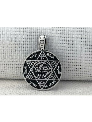 Hz Süleyman Mührü 925 Ayar Gümüş Erkek Kolye Ucu