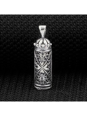 Tasarım Cevşen Dualı 925 Ayar Gümüş Erkek Kolye Ucu