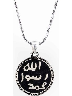 Muhr U Serıf 925 Ayar Gümüş Erkek Kolye