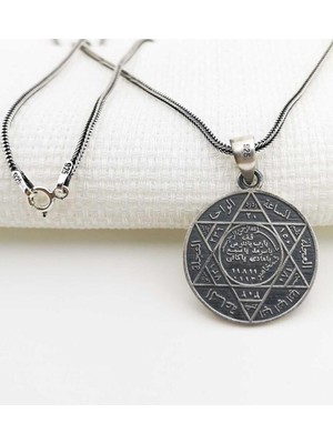 Süleyman Muhr U 925 Ayar Gümüş Erkek Kolye