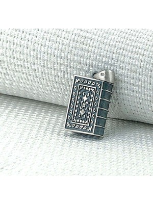 Muska Kabi 925 Ayar Gümüş Erkek Kolye