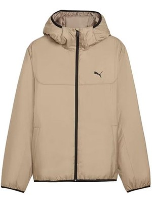 Puma Essentials Ligth Padded Erkek Bej Kapüşonlu Mont
