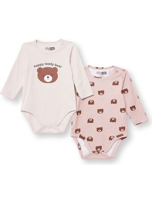 Hellobaby Erkek Bebek 2li Uzun Kol Body Çıtçıtlı Yaka