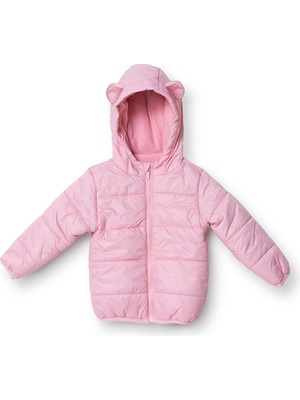 Hellobaby Kız Bebek Mont Fermuarlı Uzun Kol