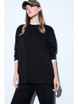 DeFacto Regular Fit Bisiklet Yaka Uzun Kollu Tunik F5117AX25AU