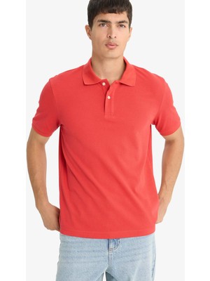 DeFacto %100 Pamuk Polo Tişört E9504AX25SM