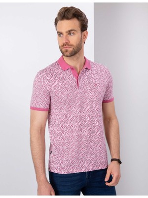 Pierre Cardin Erkek Pembe Slim Fit Polo Yaka Tişört 50210727-VR026