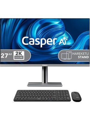 Casper Nirvana Aıo A870 I7 13620H 3.6ghz 16GB 1tb SSD Intel Irıs x WIN11 27''