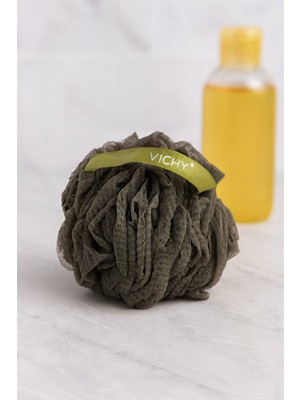 Vichy Banyo Lifi Yumuşak Top Lif Naturel Ponpon Banyo Lifi VCH-6582