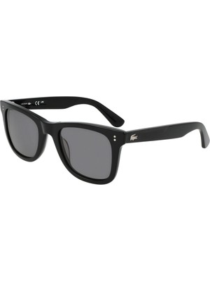 Lacoste L 6036 S 001 52 Unisex Oval Füme Kemik Güneş Gözlüğü
