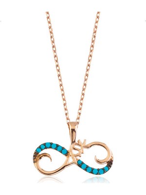 Blackcraft 925 Ayar Gümüş Sonsuz Aşk Kadın Gümüş Kolye (BC-ED0750)