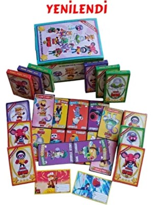 Brawl Stars Stars 12 Mini Kutu (72 Kart 12 Adet Stıcker Toplam 84 Adetli Oyun Kartı)