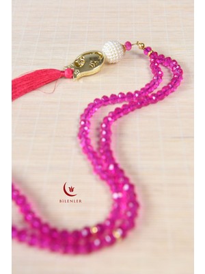 Hediyelik Mevlitlik Kristal Tesbih 99'lu Lale Imameli 1 Adet