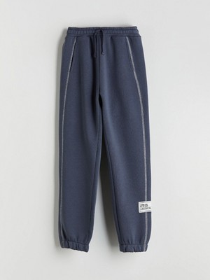 Lcw Kids Antrasit Beli Lastikli Kız Çocuk Jogger Eşofman Altı