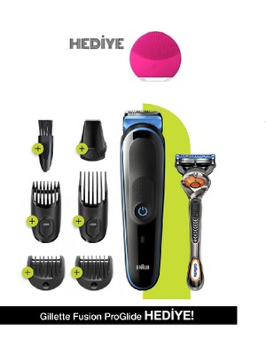 Braun MGK5245 7'si 1 Arada Erkek Bakım Kiti (Auto Sense Tekn.+ Gıllette Hediye)