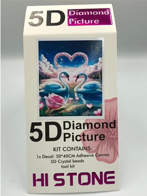 50X40 Boncuklu Taş Mozaik Elmas Goblen Pano Tablo Resim Boncuk Puzzle Dıamond Paıntıng Hı Stone