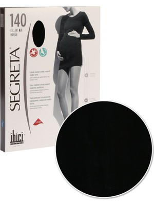 140 Hamile Külotlu Çorabı - Siyah - 1