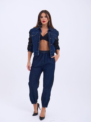 6627 Kot Pantolon-Mavi