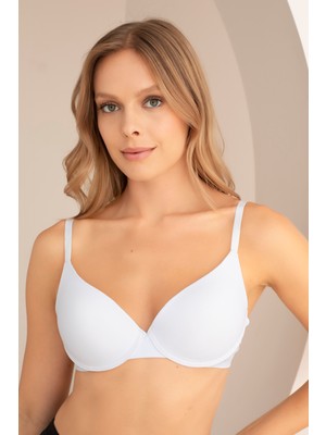 Nbb Ekru Hafif Destekli Tulum Kol Tek Sütyen