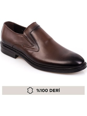 Hakiki Deri, Bağcıksız, Iç Dış Deri Erkek Ayakkabı