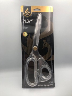 Duck Hoby Paslanmaz Çelik 23,5 cm Profesyonel Terzi Makası Kumaş Kesme Makası Dayanıklı ve Keskin