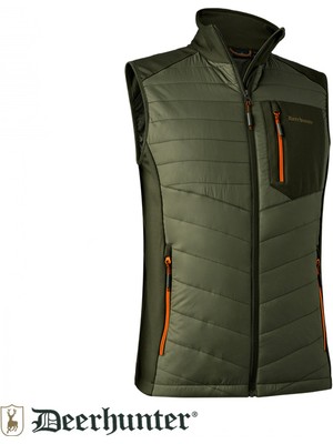 Deerhunter Chamois Padded Orman Yeşili Yelek Hafif Tasarım ve %95 Polyester Malzeme Özellikleri