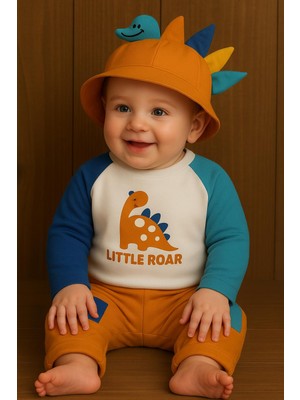 Erkek Bebek Dinazor Temalı 3’lü Bebek Takımı – Little ROAR

-252027 T