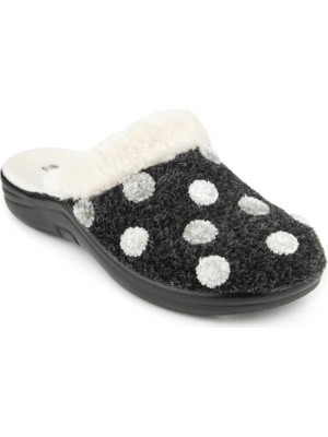 Muya Maklik 36902-086 Kadın Kışlık Ev Terliği Füme 36-40