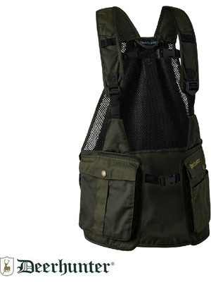 Deerhunter Atlas 393 Timber L/XL Yelek Dayanıklı Polyester-Pamuk Karışımı Çok Cepli Tasarım