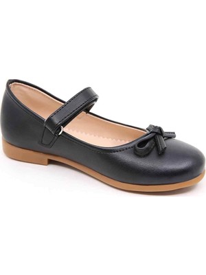 Çocuk Kurdeleli Ayakkabı 26-30 Siyah