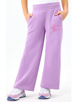 Skechers G Lw Fleece Sweatpant Büyük Kız Çocuk Mor Eşofman Altı Sk2520004-4009