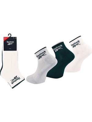 Reebok R0362ANKLEVECTOR3'LU Beyaz Unisex Çorap