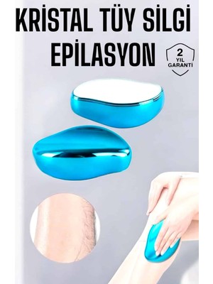Epilasyon Aleti Bacaklar Kollar Için Yıkanabilir Kristal Epilatör Tüy Silgi