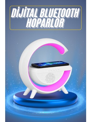 Astraltech Yeni Nesil Bluetooth Hoparlör Speaker 5.0 Taşınabilir G Şeklinde Powerbankli