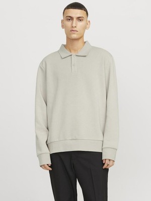 Jack Jones Bradley Polo Yaka Relax Fit  Erkek Sweat 12278586