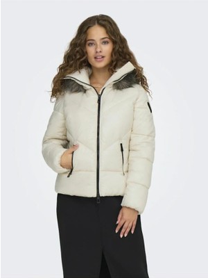 Only 15322003 Onlfever Short Puffer Bırch Kadın Mont