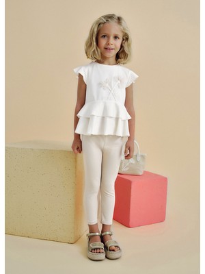 Mayoral Kız Çocuk Tişört Tayt Takım 3704