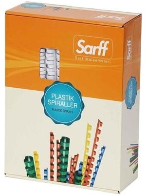 Sarff 18 mm Plastik Spiral 100 Lü Beyaz 15312041