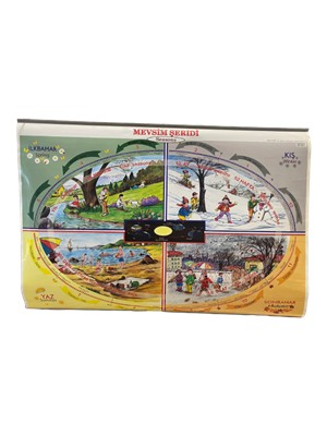 Odak Mevsim Şeridi 70X100 Oval Selefonlu Çıtalı